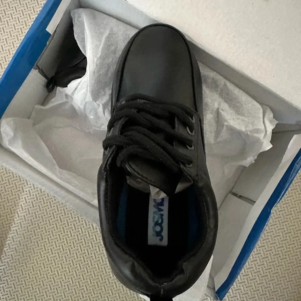 New in Box - Boys Black Dress Shoes Josmo size 12
